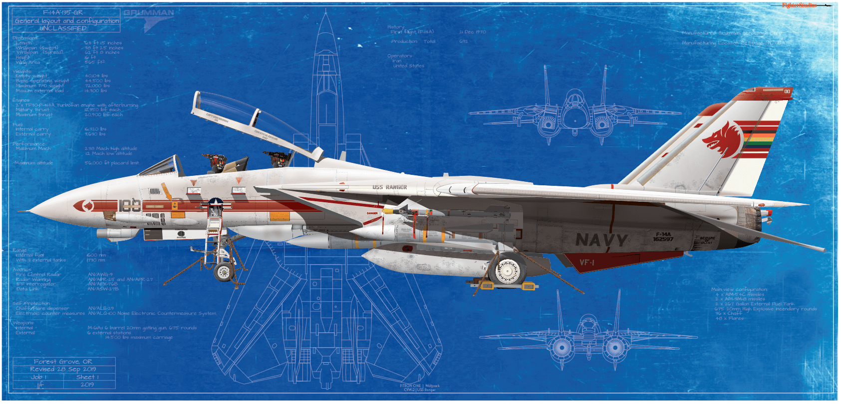 F-14A Tomcat VF 1 